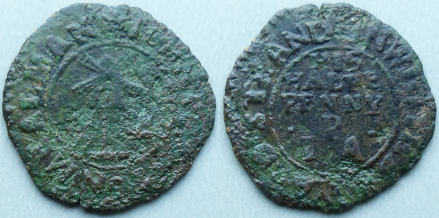 White Hart Yard, John Pearson halfpenny token